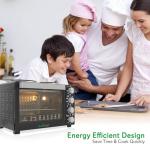 NutriChef 30 Quart Convection Oven with 2 Burners