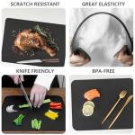 Flexible Nonslip TPU Cutting Boards for Easy Chopping