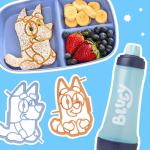 Bluey Pancake Art Kit with Molds and Whisk