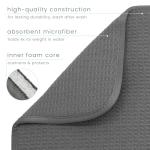 Extra Large Absorbent Dish Drying Mat - Charcoal