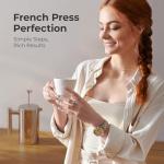 MuellerLiving 20oz Stainless Steel French Press