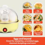 BELLA Rapid Electric Egg Cooker - 7 Egg Capacity