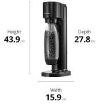 SodaStream Gaia Sparkling Water Maker - Black