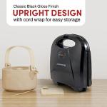 Elite Gourmet Belgian Waffle Maker, Compact & Portable