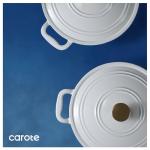 CAROTE 5 QT Cast Iron Dutch Oven with Lid