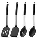 LIANYU 4-Piece Silicone Cooking Utensils Set