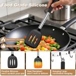 LIANYU 4-Piece Silicone Cooking Utensils Set