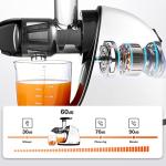 AMZCHEF Slow Masticating Juicer with Reverse Function
