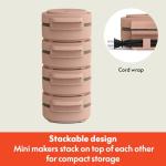 Bella Mini Waffle Maker with Nonstick Plates