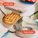 Bella Mini Waffle Maker with Nonstick Plates