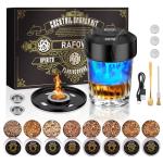 Electric Whiskey Smoker Kit with 8 Wood Chips