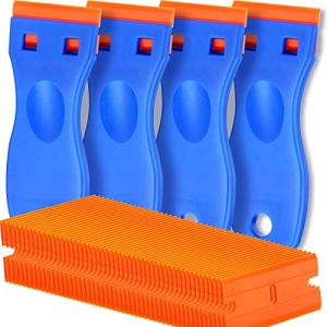 Plastic Razor Blade Scraper Set with 100 Blades