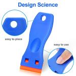 Plastic Razor Blade Scraper Set with 100 Blades