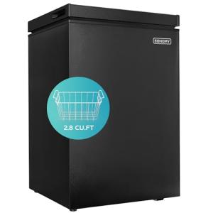 2.8 Cu.Ft Quiet Chest Freezer with Adjustable Thermostat