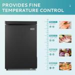 2.8 Cu.Ft Quiet Chest Freezer with Adjustable Thermostat