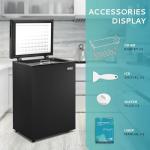 2.8 Cu.Ft Quiet Chest Freezer with Adjustable Thermostat