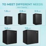 2.8 Cu.Ft Quiet Chest Freezer with Adjustable Thermostat