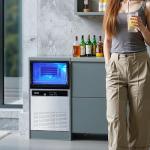 VEVOR 130Lbs Commercial Ice Maker Machine