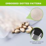 Bonsenkitchen 50 Quart Vacuum Sealer Bags, 8" x 12