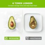 Bonsenkitchen 50 Quart Vacuum Sealer Bags, 8" x 12