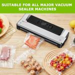 Bonsenkitchen 50 Quart Vacuum Sealer Bags, 8" x 12