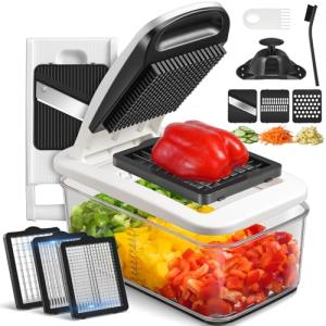 Sopito Heavy-Duty Vegetable Chopper with 6 Blades