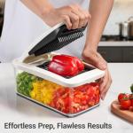 Sopito Heavy-Duty Vegetable Chopper with 6 Blades