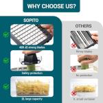 Sopito Heavy-Duty Vegetable Chopper with 6 Blades