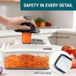 Sopito Heavy-Duty Vegetable Chopper with 6 Blades