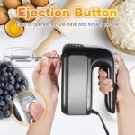 400W Hand Mixer with 5 Speeds and Accessories