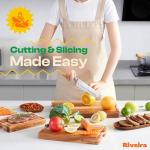 Riveira Large Wooden Cutting Board with Juice Grooves