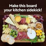 Stainless Steel Cutting Board with Wooden Top