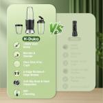 H-Duka 25000RPM Personal Blender with Portable Cups