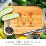 Custom Engraved Bamboo Cutting Board with Name