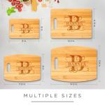 Custom Engraved Bamboo Cutting Board with Name