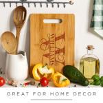 Custom Engraved Bamboo Cutting Board with Name