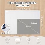 Extra Large Clear Silicone Mat for Crafts