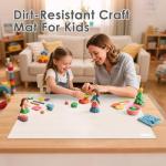 Extra Large Clear Silicone Mat for Crafts