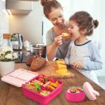 Pawtong Kids Leakproof Bento Lunch Box Set