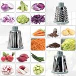 YOUCZON Multi-Purpose Rotary Cheese Grater with Handle