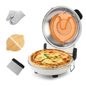 YIBAKE 12-Inch Electric Countertop Pizza Oven