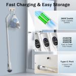 Cordless Electric Spin Scrubber with 8 Brush Heads