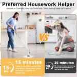 Cordless Electric Spin Scrubber with 8 Brush Heads