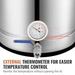 VEVOR 16 Gal Stainless Steel Brew Kettle