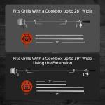 Stainless Steel Rotisserie Kit for Gas Grills