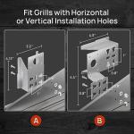 Stainless Steel Rotisserie Kit for Gas Grills