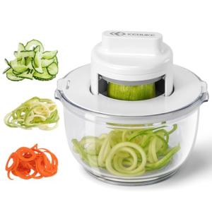 KEOUKE 3-in-1 Vegetable Spiralizer and Slicer
