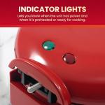 Elite Gourmet 8" Electric Quesadilla Maker in Red