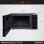 Magic Chef 1000W Compact Countertop Microwave Oven