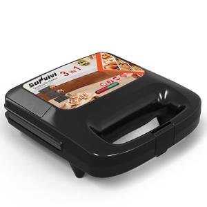 Sunvivi 3-in-1 Electric Sandwich Maker and Grill